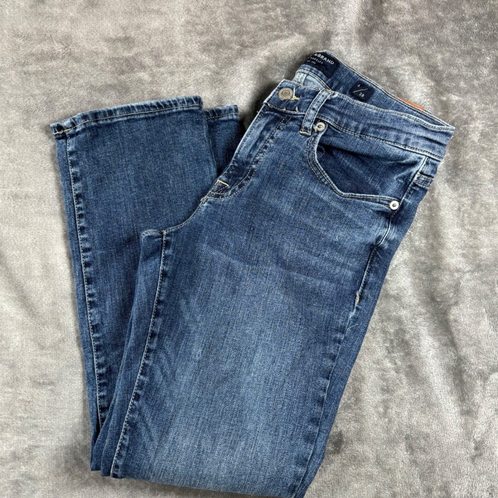 Lucky Brand Womens sweet crop Straight Leg Blue Jeans Medium Wash Denim Sz 6/28
